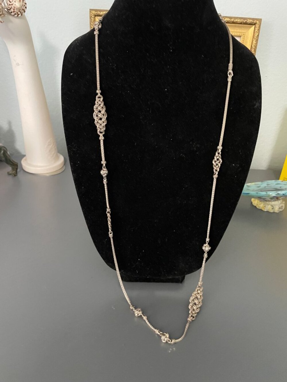 JOHN HARDY NECKLACE STERLING SILVER